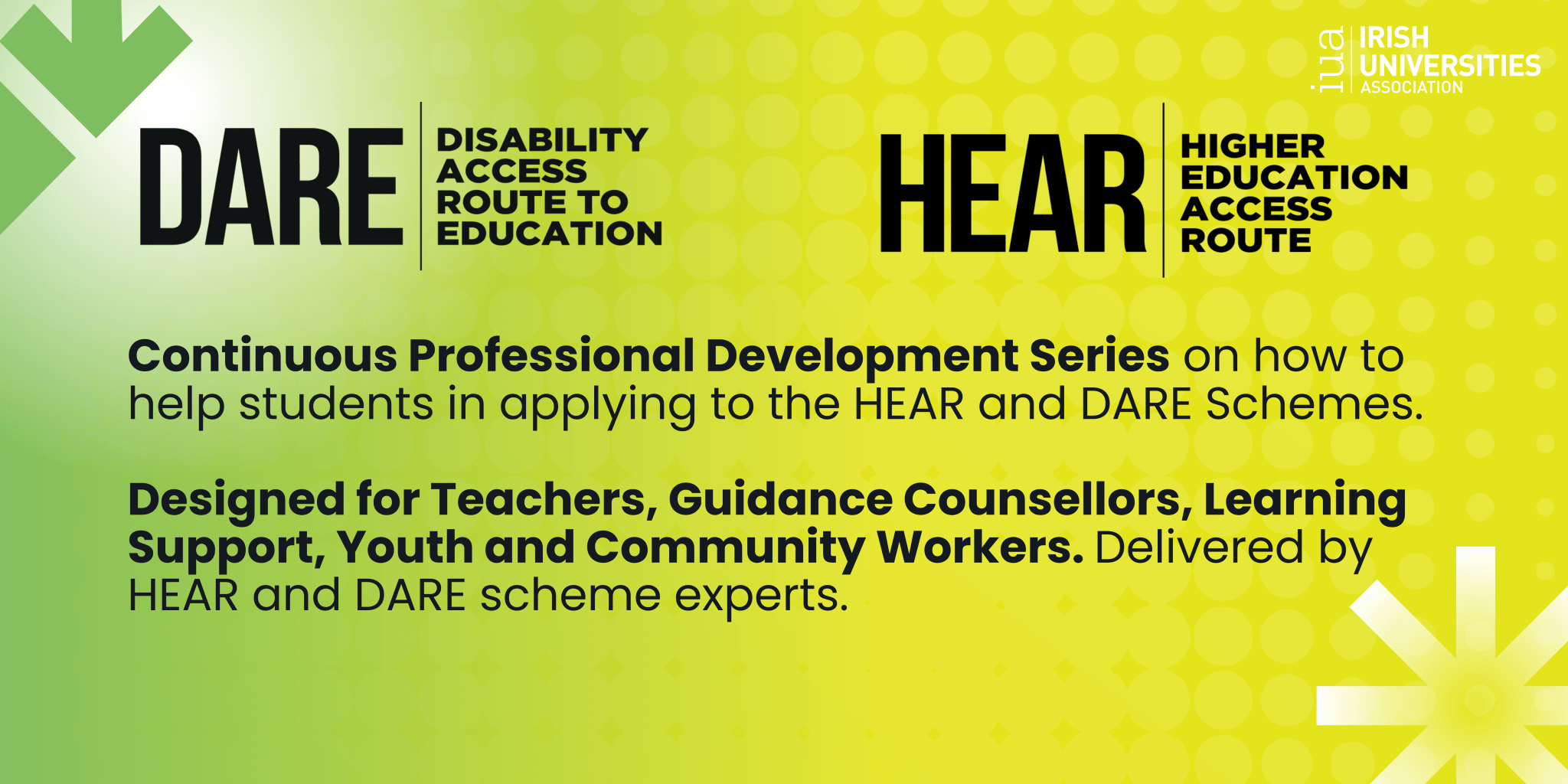 DARE & HEAR CPD Series for stakeholders graphic.